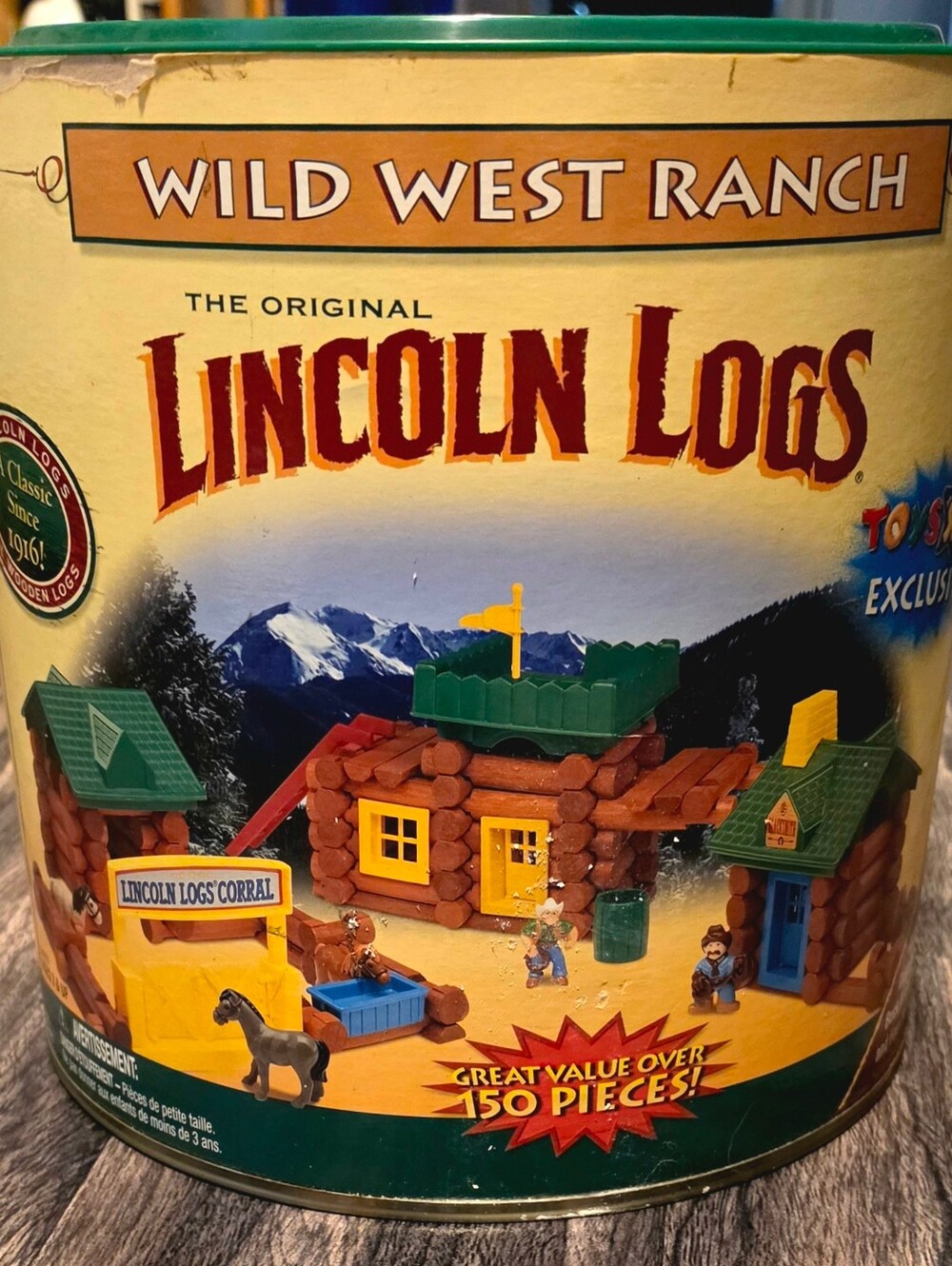 VINTAGE 2000 Lincoln Logs Wild West Ranch Complete in Excellent Condition